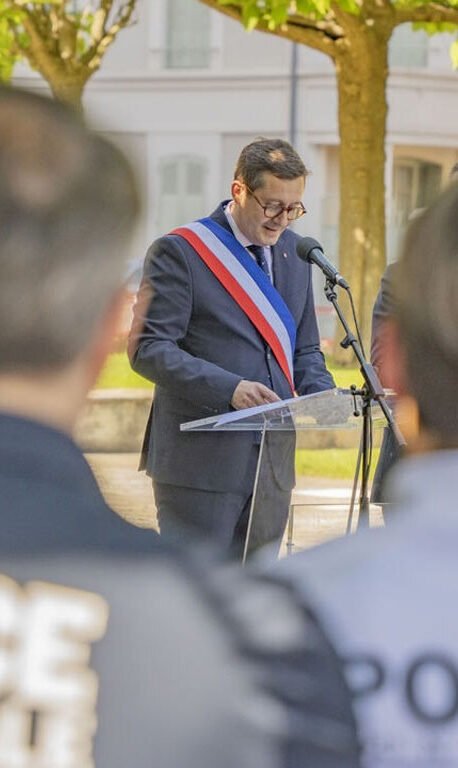 Inauguration de la police municipale de Sainte-Savine équipée par HEXAPOL
