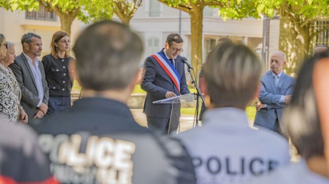 Inauguration de la police municipale de Sainte-Savine équipée par HEXAPOL