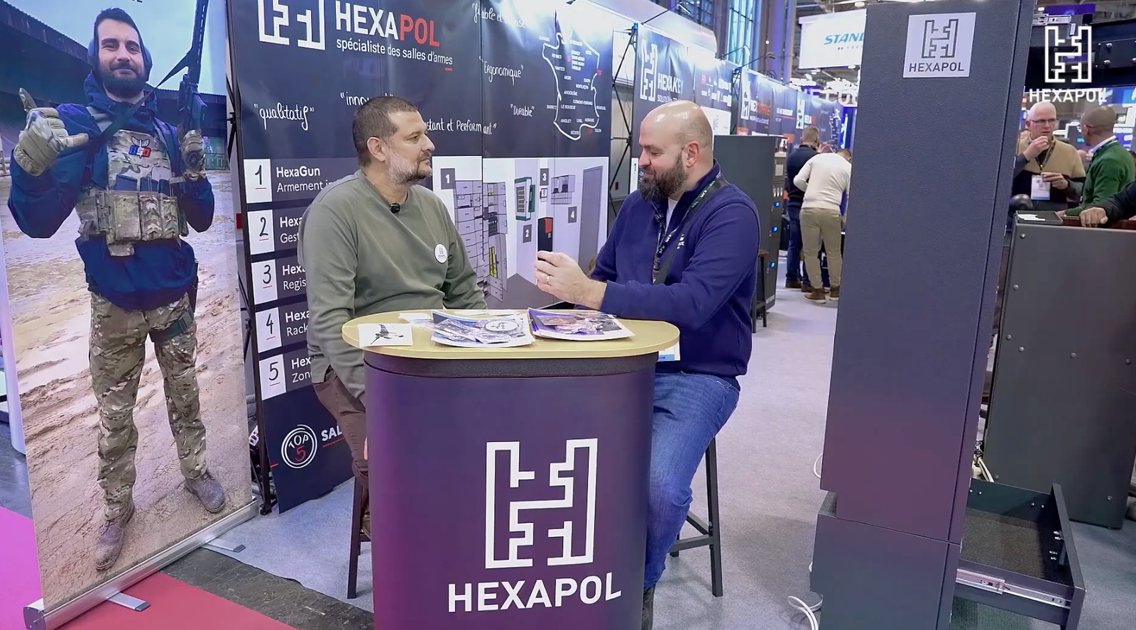 HEXAPOL présent à Milipol 2025 : nos solutions de sécurité métallique et électronique