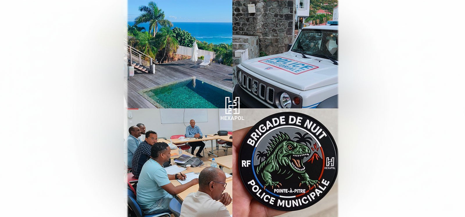 HEXAPOL renforce la sécurité des Polices Municipales en Outre-mer